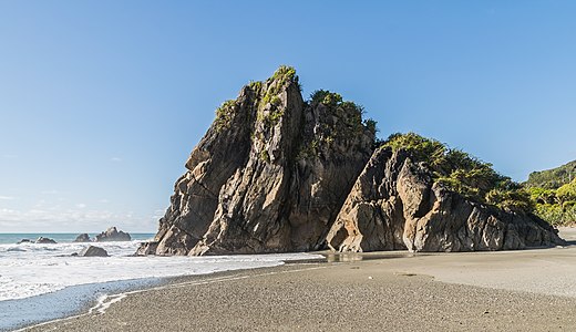 Meybille Bay in West Coast Region, South Island of New Zealand