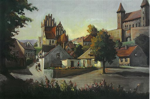 Miasto Obraz Alfons Zwara