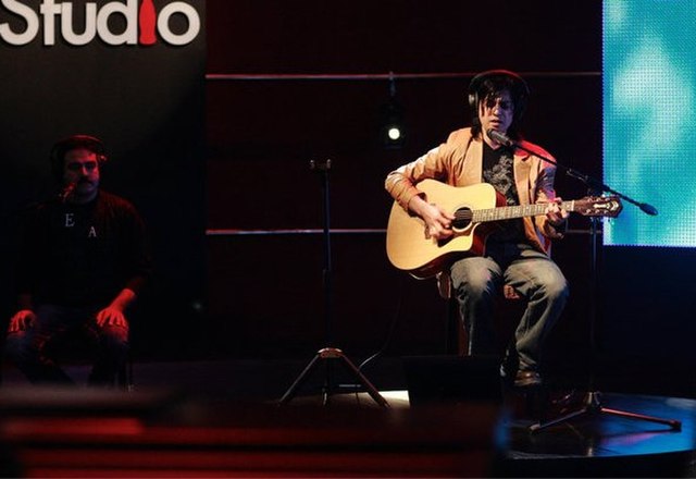 Mizraab performing live at Coke Studio, 2011