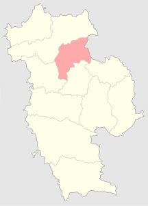 District de Gorki sur la carte