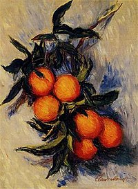 Orange Branch Bearing Fruit Monet - branch-of-orange-bearing-fruit.jpg