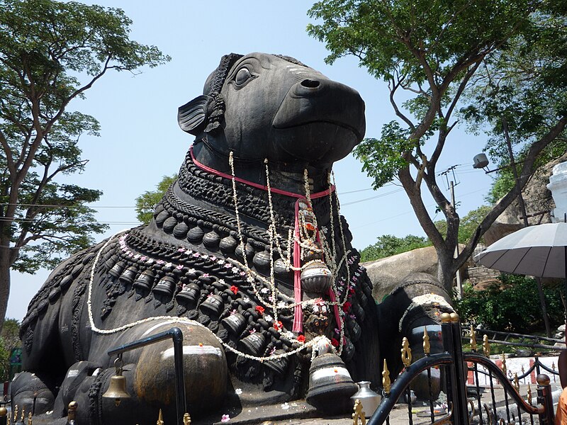 File:Monolithic Bull statue at the Chamundeswari Temple, Mysuru, Karnataka, India (2009).jpg