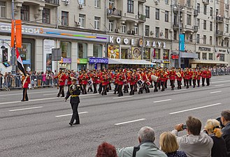 Војни оркестар током прославе 2013.
