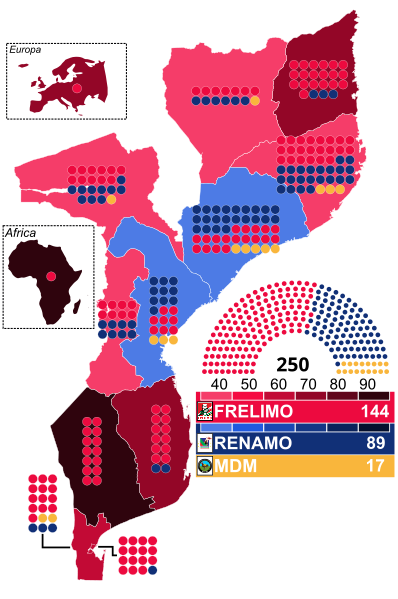 File:Mozambican parliamentary election map, 2014.svg