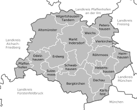 Les communes du district