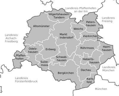 Landkreis Dachau: Geographie, Klima, Geschichte