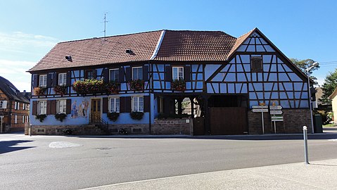 casa de entramado de madera