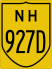 National Highway 927D marker