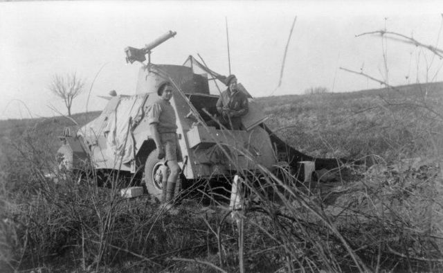 A Marmon-Herrington Mk I Armoured car similar to those used by the regiment during its withdrawal in Greece