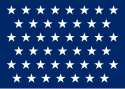 US Naval Jack 45 gwiazdek.svg