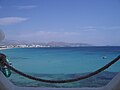 Vista geral das praias de San Procópio e Sant'Anna