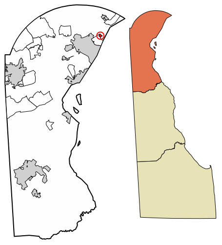 File:New Castle County Delaware Incorporated and Unincorporated areas Bellefonte Highlighted 1004650.svg