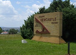 Entrance to Newcastle