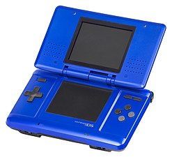 The original Nintendo DS, released in 2004.