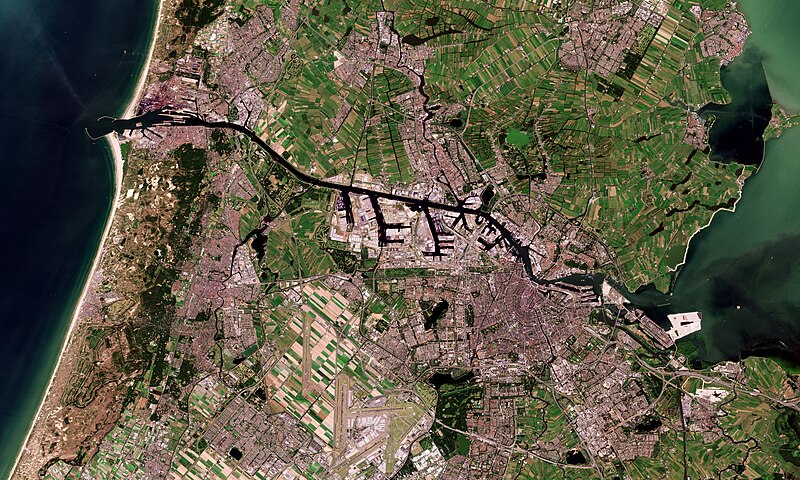 File:Noordzeekanaal (North Sea Canal) 2020 Copernicus Sentinel-2.jpg