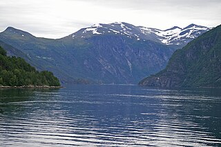 Tafjord Village in Western Norway, Norway