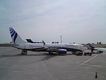 Boeing 737-800 der NordStar auf dem Flughafen Antalya