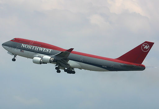 Northwest Airlines Boeing 747-400 Spijkers