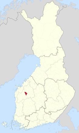 Kaart met de locatie van Nurmo