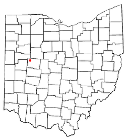Расположение Расселс-Пойнт, Огайо