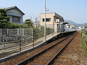 大間車站全景（2008年）