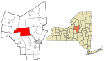 Oneida County New York incorporated and unincorporated areas Rome highlighted.svg
