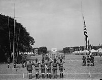 Opening of the first National Scout Jamboree, on the Mall in Washington, D.C., June 30, 1937 Opening of the first National Scout Jamboree, on the Mall in Washington, D.C., June 30, 1937.jpg