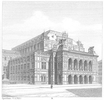 The Vienna Opera after completion