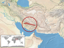 Ophiomorus persicus distribution.png