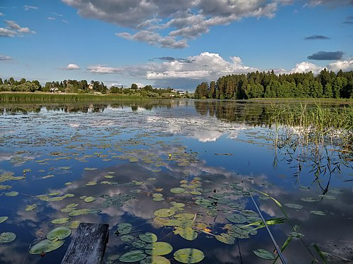 Astrashytski Haradok Pond in Minsk District. Photograph: Andrei.maltsev