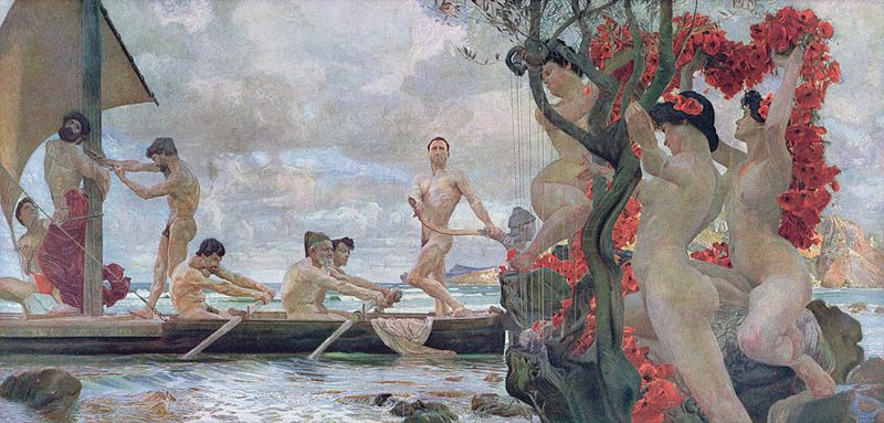 File:Otto Greiner - Odysseus und die Sirenen.jpg