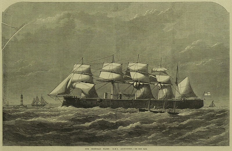 File:Our Ironclad Fleet, HMS Agincourt - ILN 1867.jpg