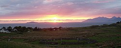 Looking northwest from Kilmory over the Isle of Muck