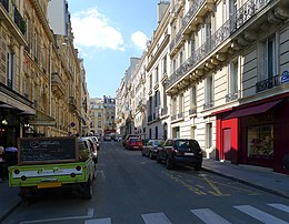 A Rue Cimarosa cikk illusztráló képe