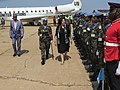 MONUSCO peacekeepers at Kananga airport (2020).