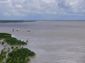 Padma river taken from lalol shah bridge.JPG