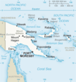 Peta Papua Niu Guinéa