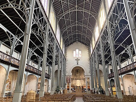 Paris, Notre Dame Du Travail, Innenansicht (4)