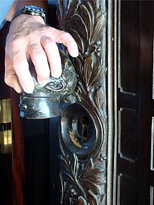 One exposure and ritual prevention activity would be to check the lock only once and then leave. Pennsylvania Capitol front door keyhole.jpg