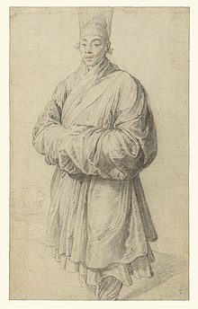 Man in Korean Costume, c. 1617, black and red chalk, J. Paul Getty Museum Peter Paul Rubens - Man in Korean Costume, about 1617.jpg