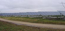 Teil der 2007 auf der Deponie Ringgenbach errichteten Photovoltaikanlage