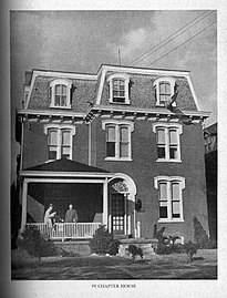 ΦΣΚ's Pi chapter, at Franklin & Marshall, circa 1943