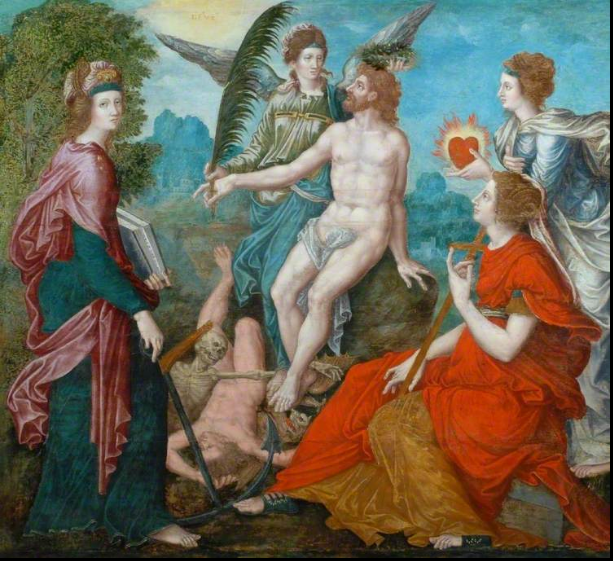 Bestand:Pieter Claeissins II - A Christian Allegory of the Salvation of a Christian Soul.tiff