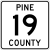 Pine County маршрут 19 MN.svg