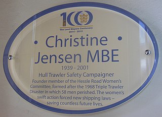 Christine Jensen (campaigner) British safety campaigner