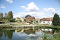 Čeština: Rybník v Tuklekách, Senožaty, okr. Pelhřimov. English: Pond in Tukleky, Senožaty, Pelhřimov District.