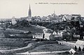 Pont-Croix vu de la route de Plouhinec vers 1920 (carte postale Villard).