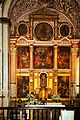 Portugalia Obidos ołtarz w kosciele St Maria z obrazami namalowanymi przez XVII malarke Jozefę de Ayala z SevilliTemplate:WM-PL-scan