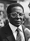 President Zimbabwe , Robert Mugabe bezoekt Nederland Robert Mugabe , kop, Bestanddeelnr 932-1922 (b).jpg