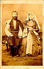 Prince Mkrtich Artsruni with his wife Srbuhi in Gavar